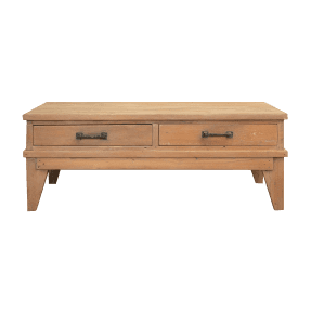 Reclaimed teak coffee table